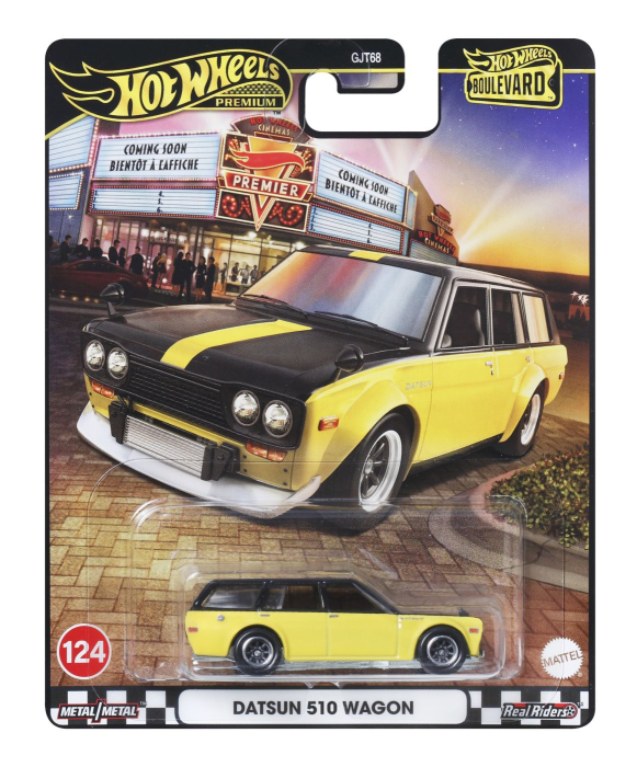 HOT WHEELS PREMIUM BOULEVARD MASINUTA METALICA DATSUN 510 WAGON SCARA 1:64 [1]