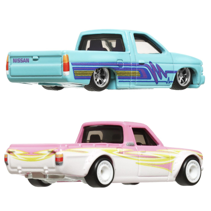 HOT WHEELS PREMIUM SET 2 MASINUTE METALICE DATSUN SUNNY TRUCK SI NISSAN HARDBODY SCARA 1:64 [5]