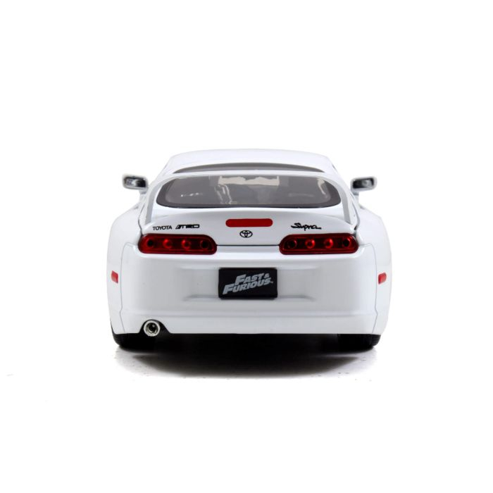 JADA FAST AND FURIOUS MASINUTA METALICA BRIANS TOYOTA SUPRA ALB SCARA 1 LA 24 [4]