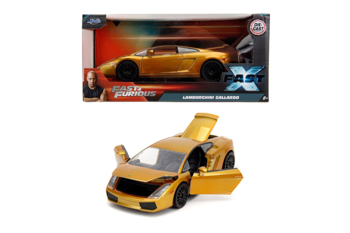 JADA FAST FURIOUS MASINUTA METALICA LAMBORGHINI GALLARDO AURIU SCARA 1 LA 24 [3]
