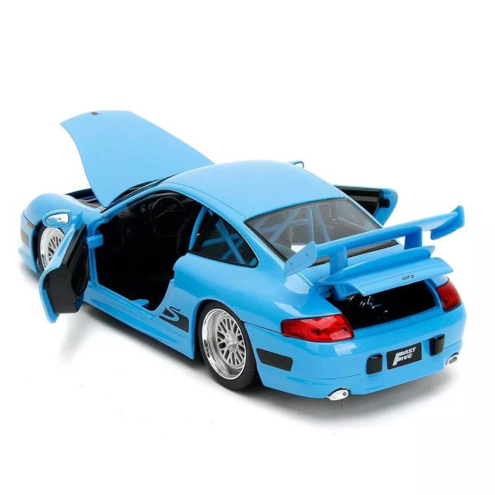 JADA FAST FURIOUS MASINUTA METALICA PORSCHE 911 GT3 RS ALBASTRA SCARA 1 LA 24 [4]