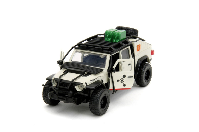 JADA JURASSIC WORLD MASINUTA METALICA JEEP GLADIATOR ALB SCARA 1 LA 32 [6]