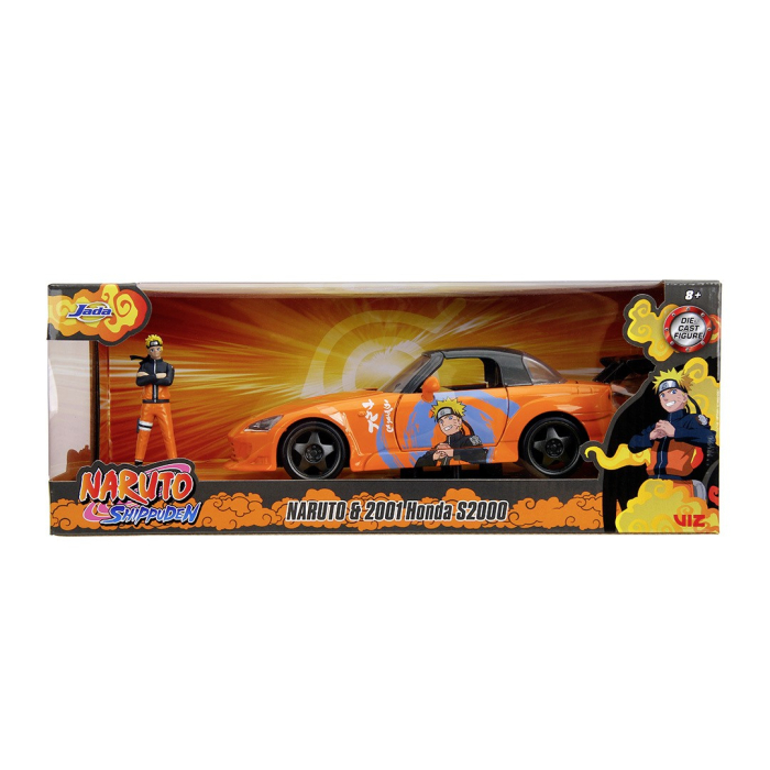 JADA NARUTO SHIPPUDEN SET FIGURINA NARUTO SI MASINUTA METALICA HONDA 2001 S2000 SCARA 1:24 [1]
