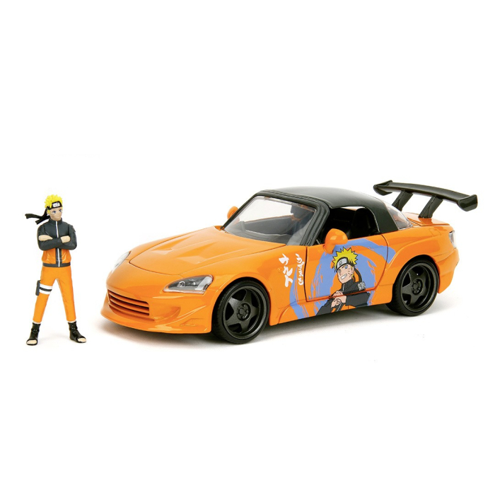 JADA NARUTO SHIPPUDEN SET FIGURINA NARUTO SI MASINUTA METALICA HONDA 2001 S2000 SCARA 1:24 [2]