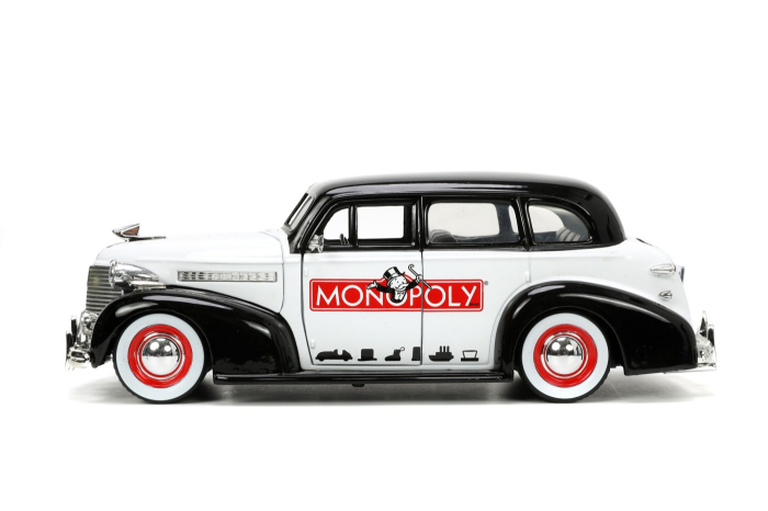 JADA SET MASINUTA METALICA CHEVROLET MASTER DELUXE 1939 SCARA 1:24 SI FIGURINA MR MONOPOLY [6]
