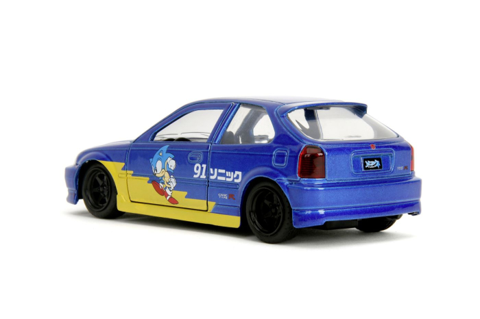 JADA SONIC THE HEDGEHOG MASINUTA METALICA HONDA CIVIC TYPE R 1997 SCARA 1 LA 32 [8]