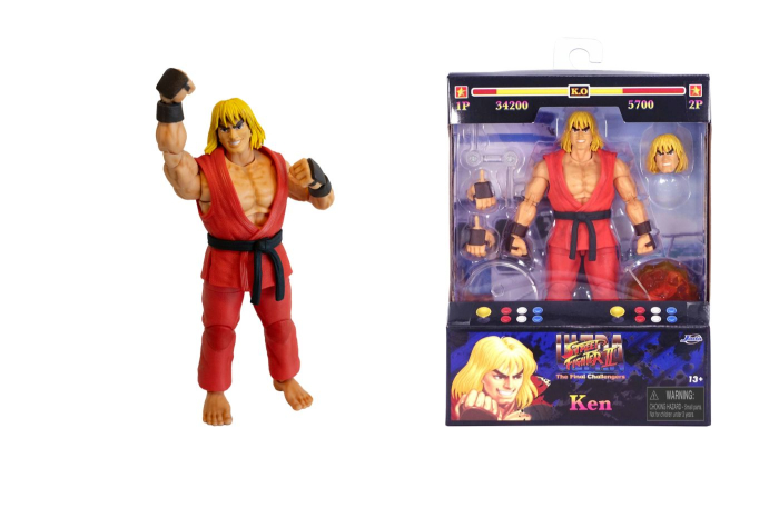 JADA STREET FIGHTER 2 SET FIGURINA KEN 15CM SI ACCESORII [6]
