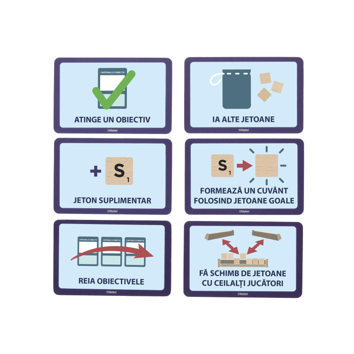 JOC SCRABBLE 2 IN 1 DIN LEMN IN LIMBA ROMANA [9]