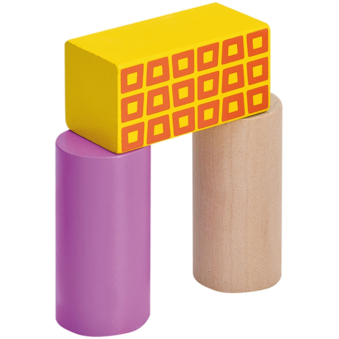 Jucarie Eichhorn Cuburi in galetusa Wooden Blocks 50 piese [5]