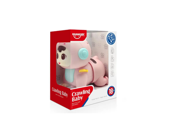 Jucarie motrica, cu sunete, primul prieten, Roz [3]