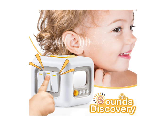 Jucarie senzoriala, colectia Montessori, 6 in 1, Descopera lumea [7]