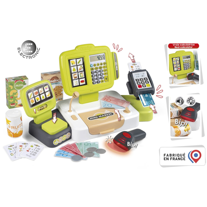 Jucarie Smoby Casa de marcat Large Cash Register verde [2]