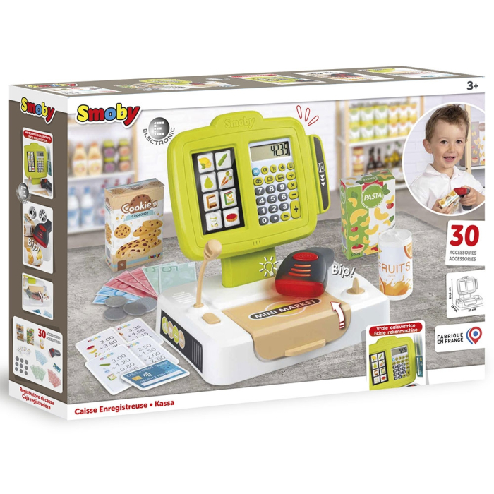 Jucarie Smoby Casa de marcat Small Cash Register verde [7]