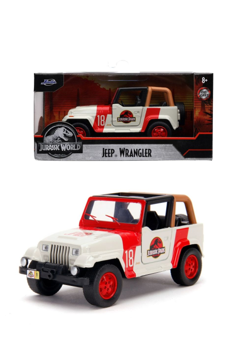 JURASSIC WORLD MASINUTA METALICA JEEP WRANGLER SCARA 1 LA 32 [5]