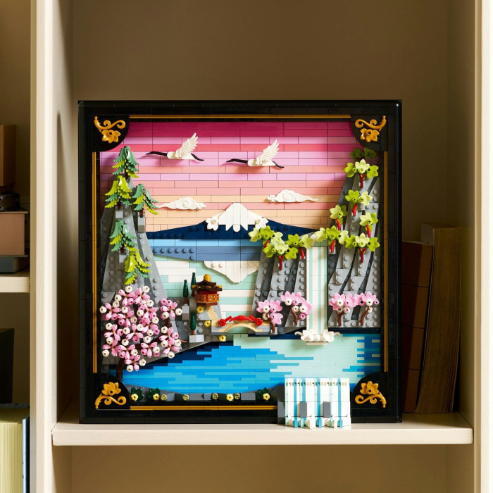 LEGO ART PEISAJ CU FLORI DE CIRE JAPONEZ 31218 [2]