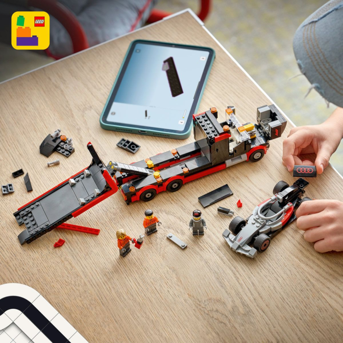 LEGO CITY CAMION DE PREZENTARE F1 CU MASINA DE CURSE AUDI F1 60493 [3]