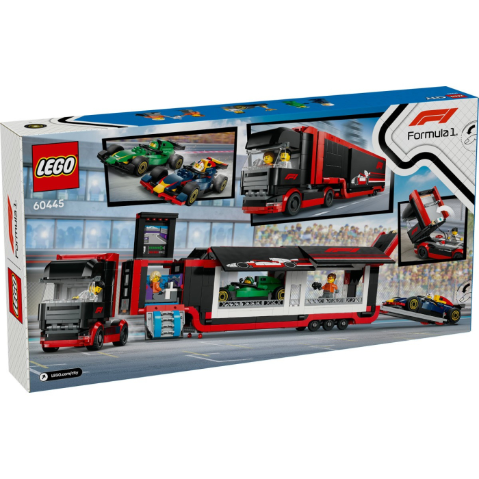 LEGO CITY CAMION F1 CU MASINILE F1 RB20 SI AMR24 60445 [7]