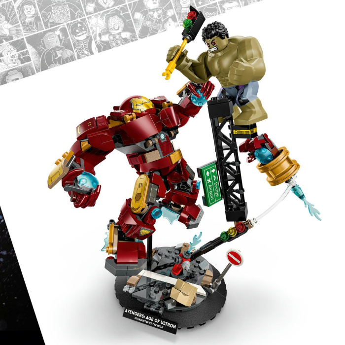 LEGO MARVEL BATALIE MEMORABILA HULKBUSTER VS HULK 76343 [3]