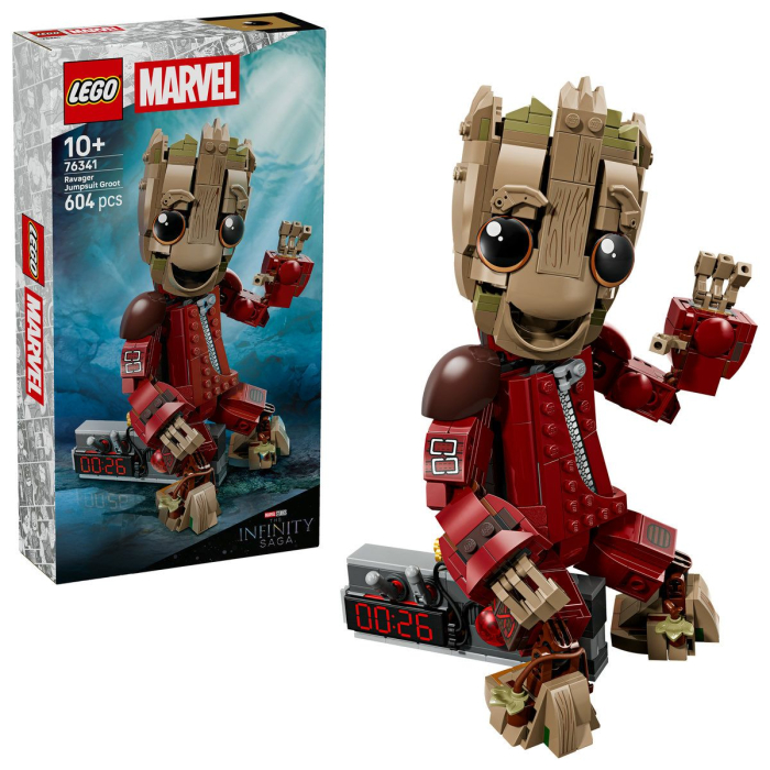 LEGO MARVEL GROOT IN UNIFORMA RAVAGER 76341 [9]
