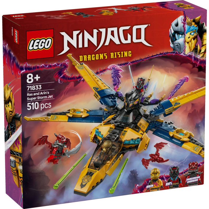 LEGO NINJAGO SUPERAVIONUL CU REACTIE AL LUI RAS SI ARIN 71833 [1]
