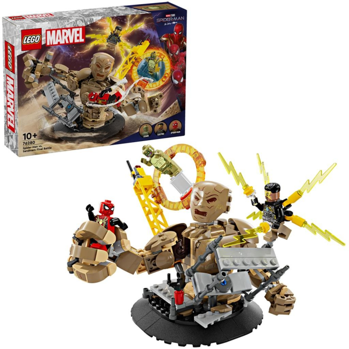 LEGO SUPER HEROES OMUL PAIANJEN VS SANDMAN BATALIA FINALA 76280 [5]