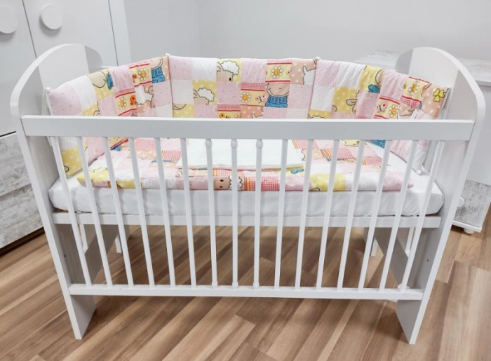 Lenjerie MyKids Mini Patratel Multicolor Girl 4 Piese 120x60 [5]
