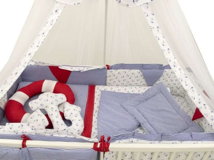 Lenjerie MyKids Ocean 9 Piese 120x60 cm [2]