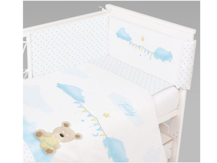 Lenjerie Pat 3 Piese KLUPS Teddy Blue K070 [2]