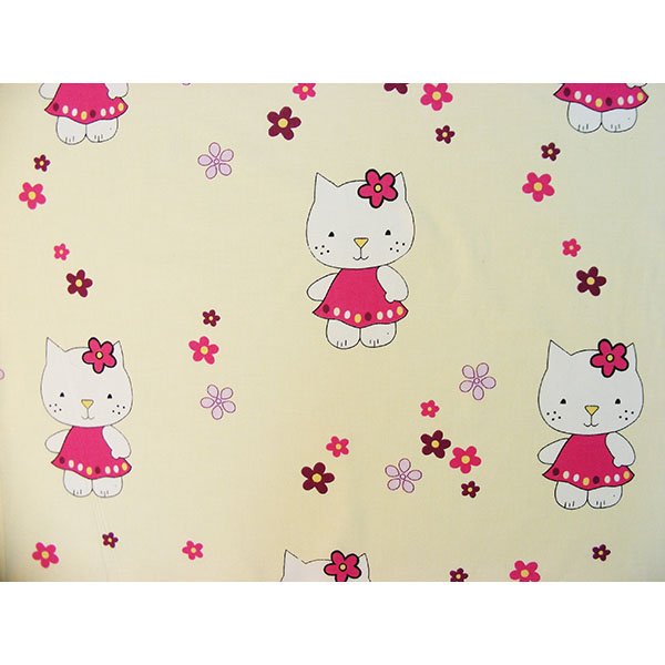 Lenjerie patut Hubners Kitty Floricele 4 piese crem [2]