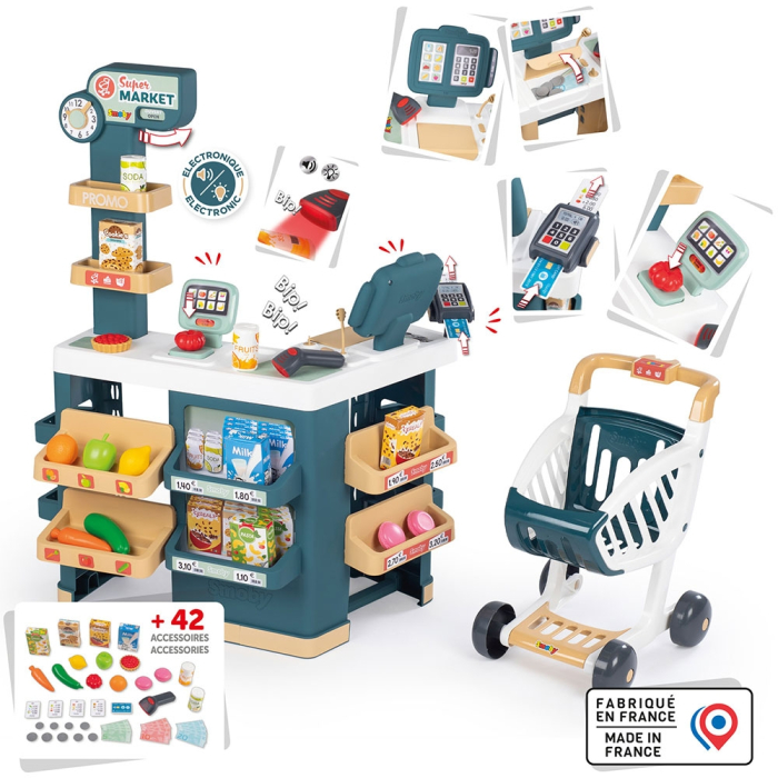 Magazin pentru copii Smoby Super Market cu 42 accesorii [2]
