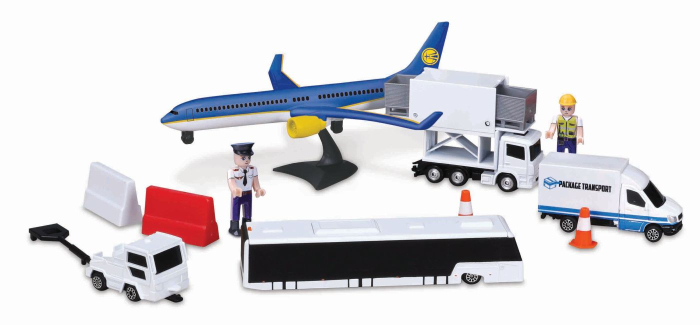 MAISTO SET AEROPORT AVION ALBASTRU [2]