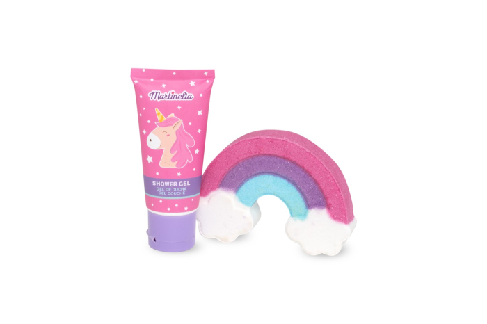 MARTINELIA LITTLE UNICORN SET CREMA DE CORP SI BOMBA DE BAIE [2]