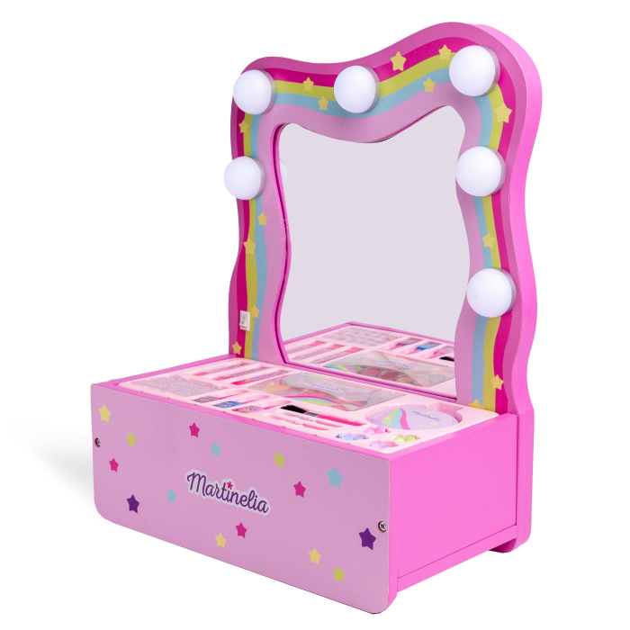 MARTINELIA TRUSA COMPLETA DE MACHIAJ CU OGLINDA SI LUMINI [5]