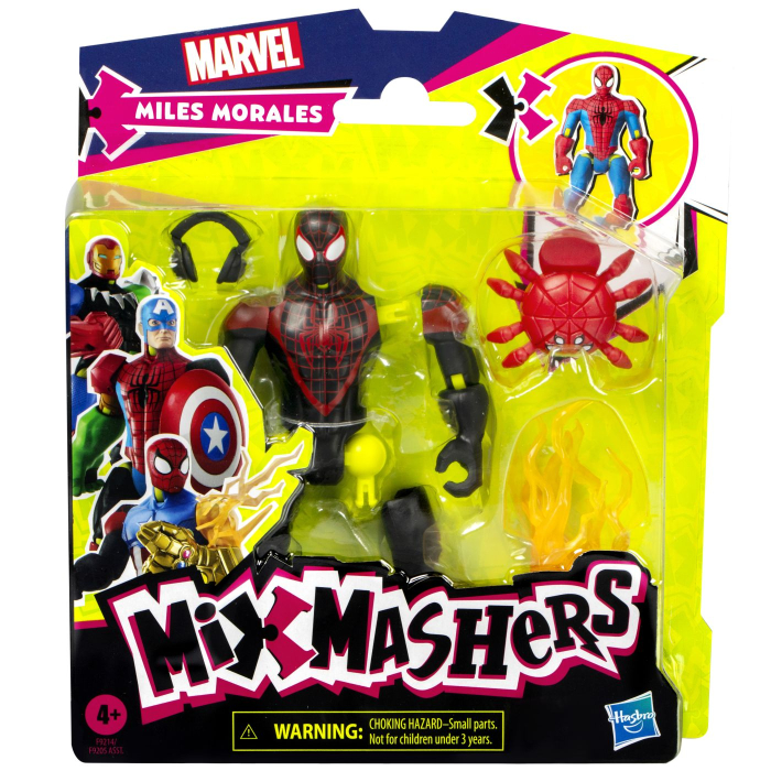 MARVEL AVENGERS MIX MASHERS FIGURINA MILES MORALES 12CM [1]
