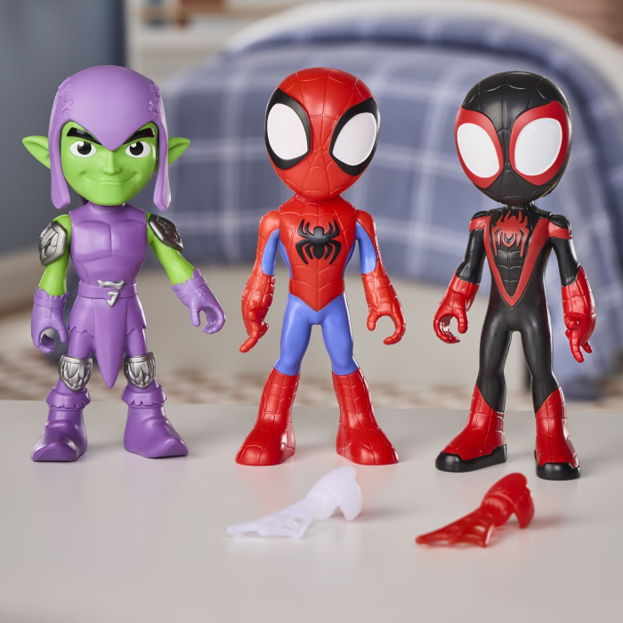 MARVEL SPIDEY SI PRIETENII SAI UIMITORI SET 3 FIGURINE SI ACCESORII [8]