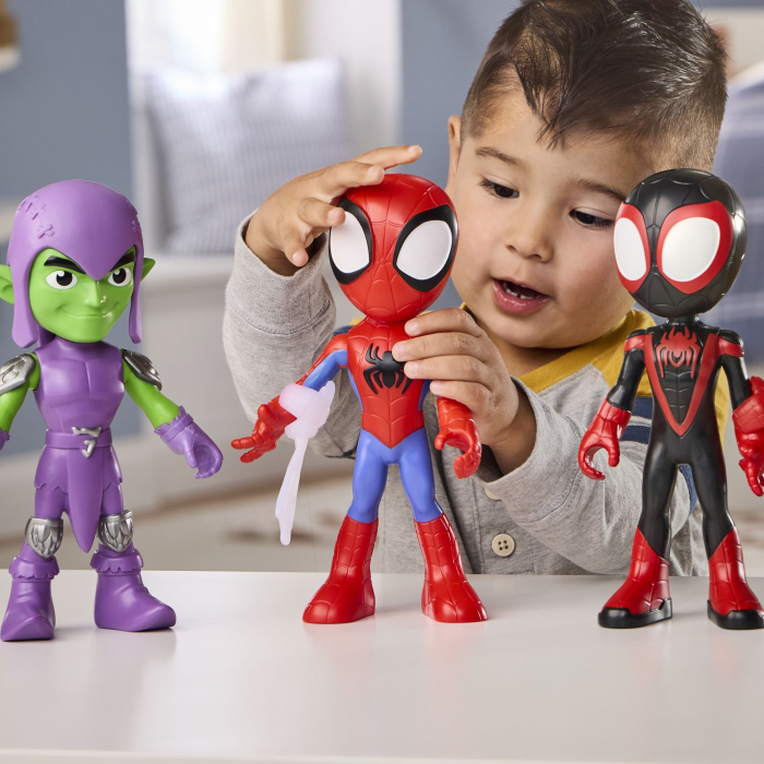 MARVEL SPIDEY SI PRIETENII SAI UIMITORI SET 3 FIGURINE SI ACCESORII [6]