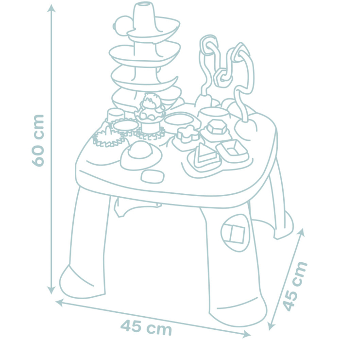 Masa educativa Smoby Little Activity Table verde [2]