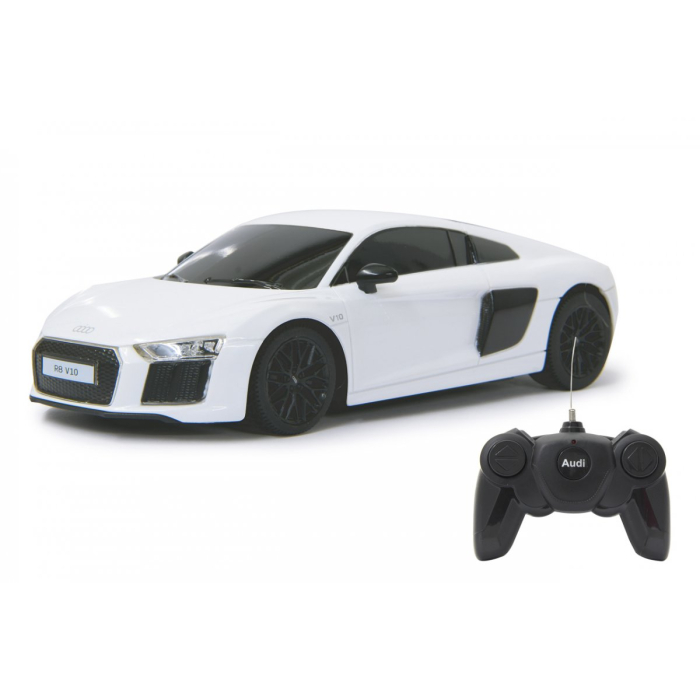 MASINA CU TELECOMANDA AUDI R8 ALB CU SCARA 1 LA 24 [3]