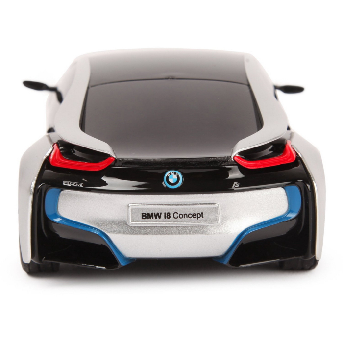 MASINA CU TELECOMANDA BMW I8 ARGINTIE SCARA 1 LA 24 [5]