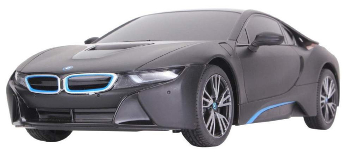 MASINA CU TELECOMANDA BMW i8 NEGRU CU SCARA 1 LA 18 [4]