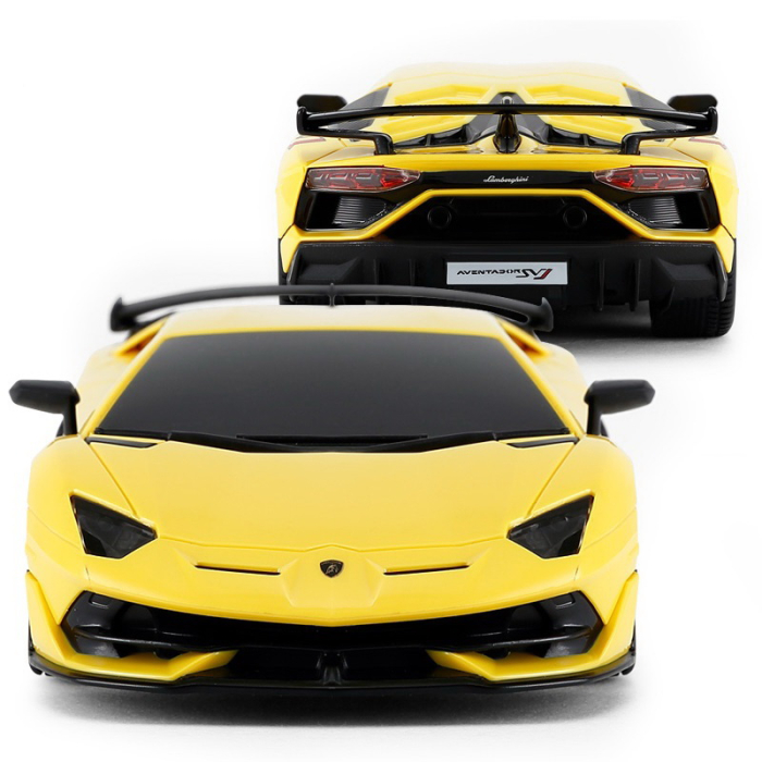 MASINA CU TELECOMANDA LAMBORGHINI AVENTADOR SVJ GALBEN CU SCARA 1 LA 24 [3]