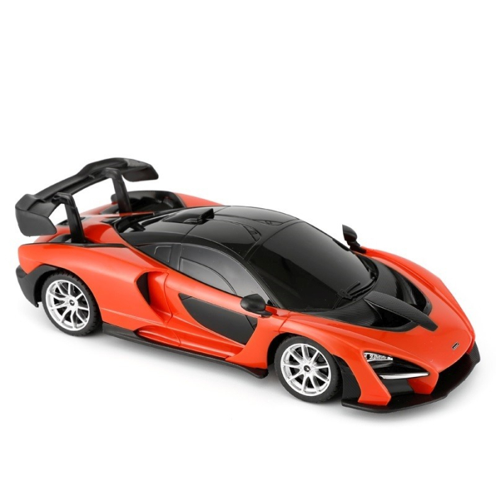 MASINA CU TELECOMANDA MCLAREN SENNA PORTOCALIU CU SCARA 1 LA 24 [5]