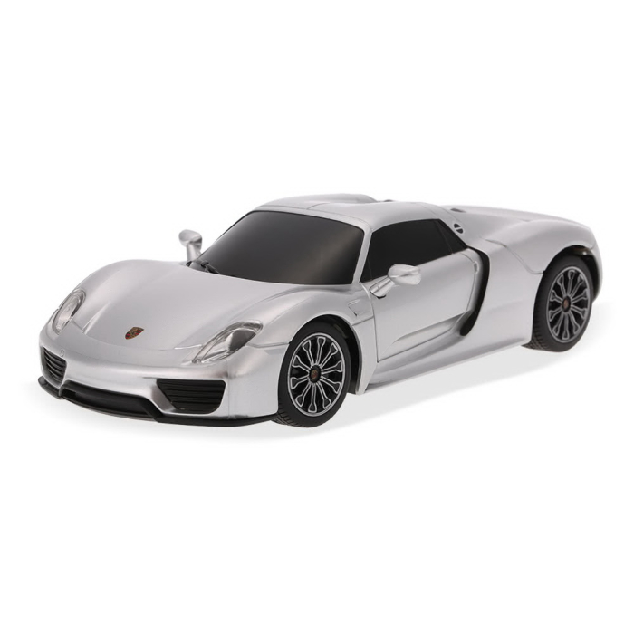 MASINA CU TELECOMANDA PORSCHE 918 SPYDER ARGINTIU CU SCARA 1 LA 24 [7]