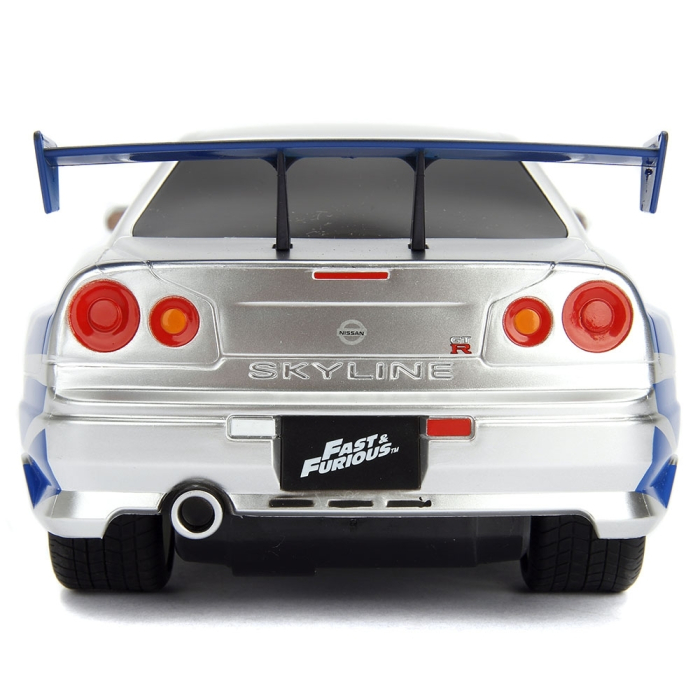 Masina Jada Toys Fast and Furious Nissan Skyline GTR 1:24 cu telecomanda [5]