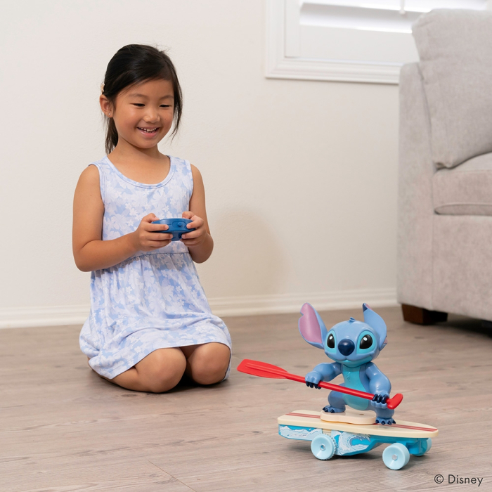 Masina Jada Toys Surfer Stitch 25 cm cu telecomanda [7]