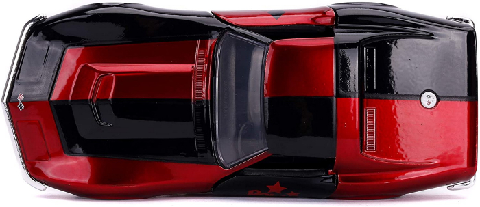 MASINA METALICA HARLEY QUINN 1969 CORVETTE STINGRAY SCARA 1 LA 32 [3]