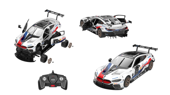 MASINUTA CONSTRUIBILA CU TELECOMANDA BMW M8 GTE SCARA 1 LA 18 [8]