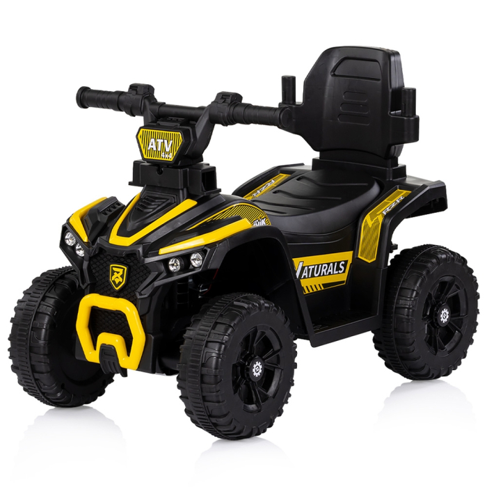 Masinuta de impins Chipolino ATV cu maner yellow [3]