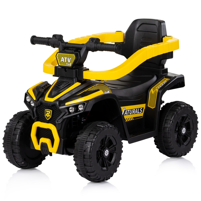 Masinuta de impins Chipolino ATV cu maner yellow [2]