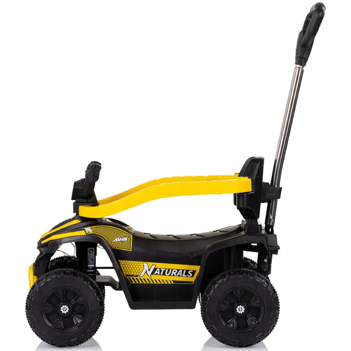 Masinuta de impins Chipolino ATV cu maner yellow [4]